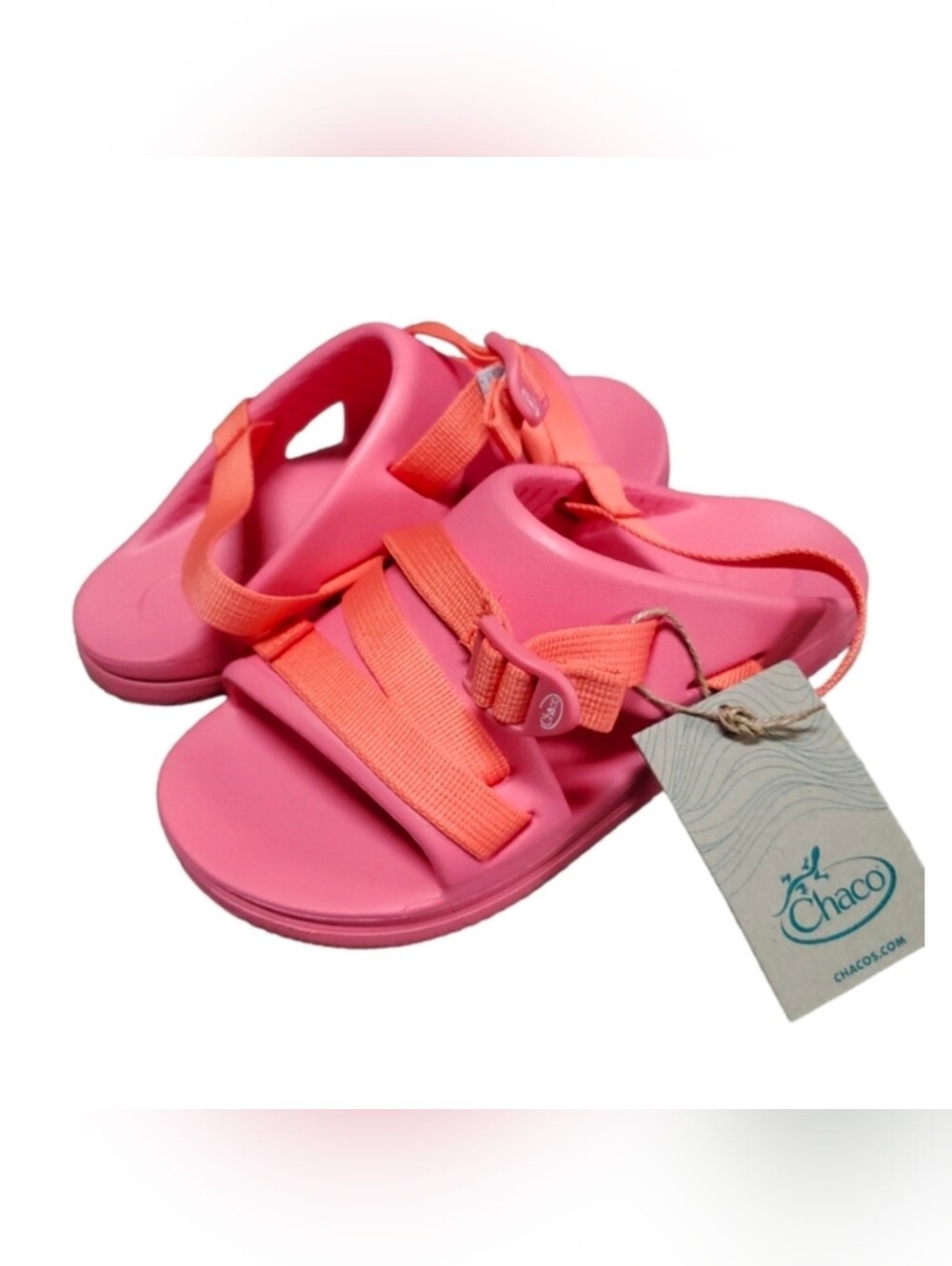 Kids Chaco Chillos Sport Sandals Rose Size 4 NWOB
